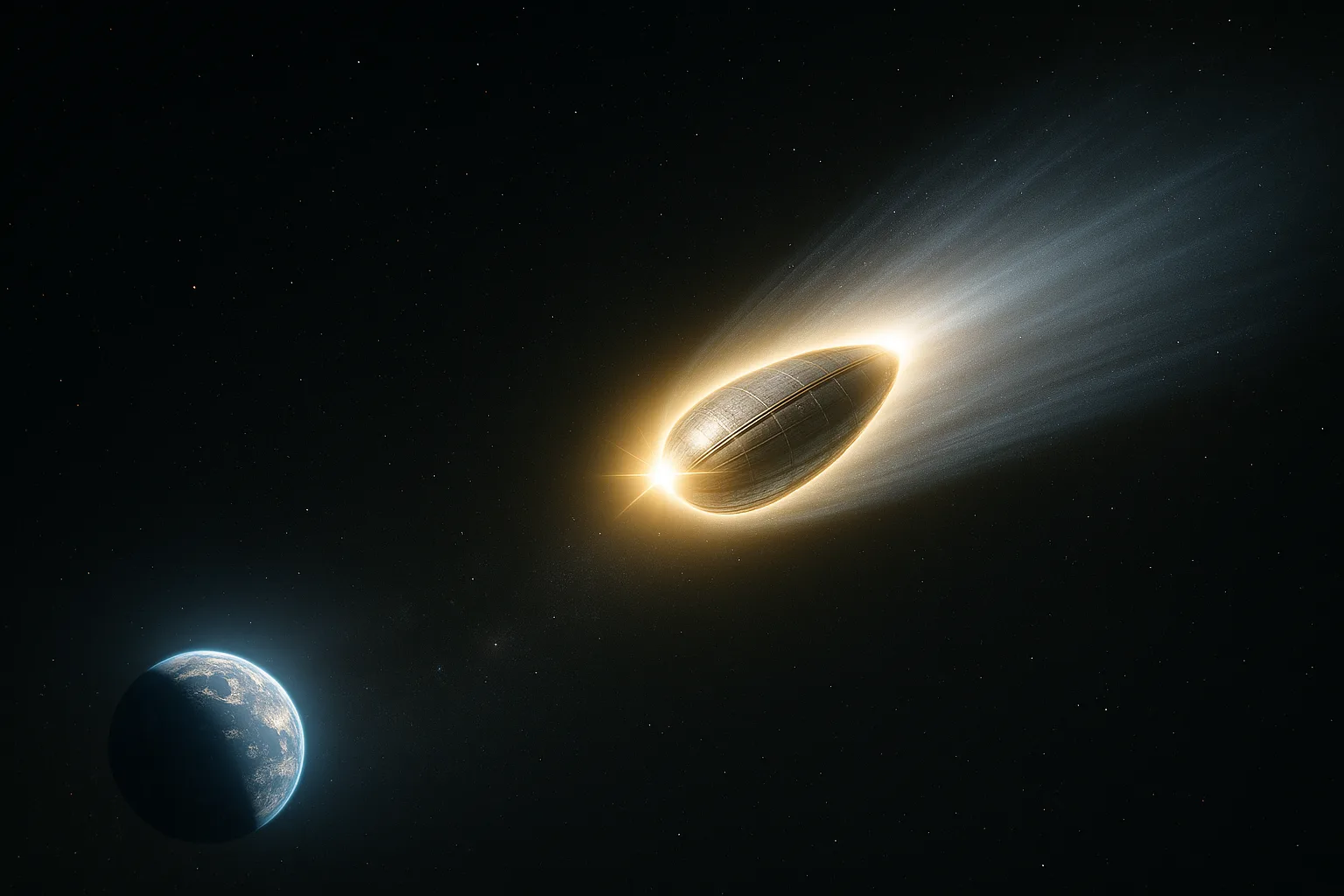 Earthlings Call It a Comet. Xylax Calls It “Mom Coming to Pick Me Up.”