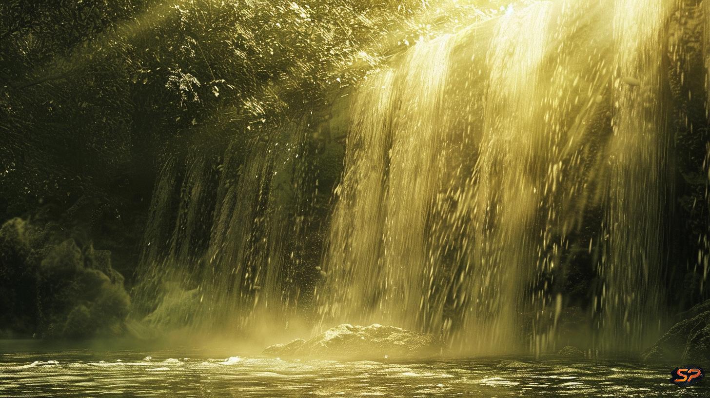 Golden Waterfall