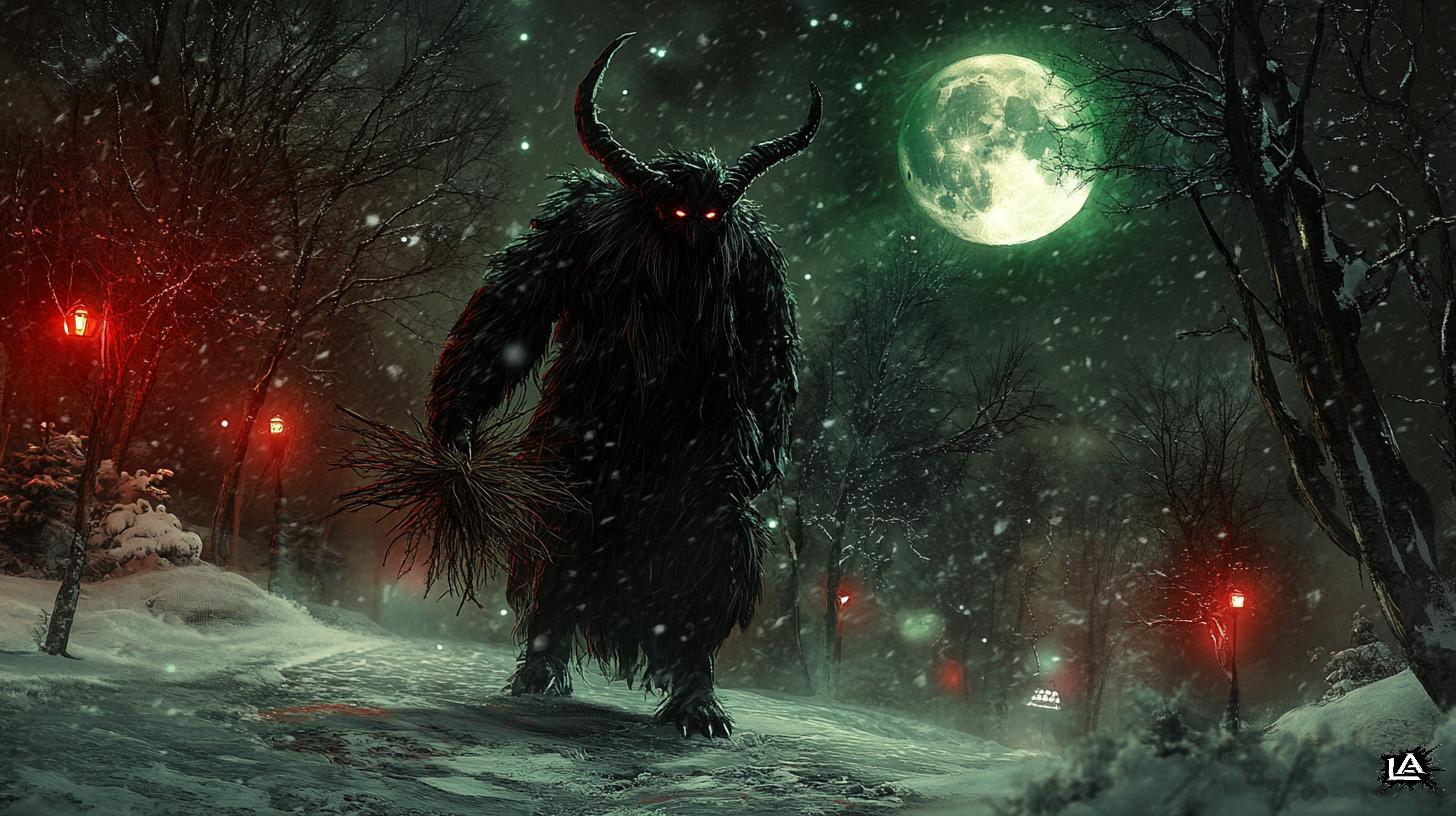 Krampus in the Snow